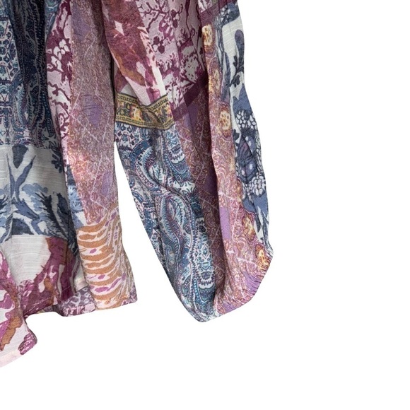 Lane Bryant Classic Long-Sleeve Ruffle Split-Neck Button-Down Shirt - Size 14/16 - Picture 5 of 10